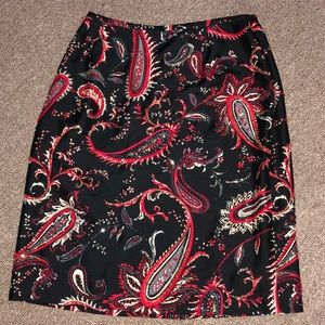 Casual Corner beaded skirt